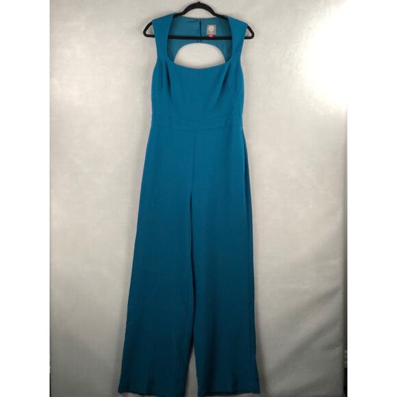 Vince Camuto Women's Size 6 Cut-Out Back Straight Leg Jumpsuit NEW - Picture 1 of 8